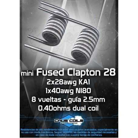 Mini Fused Clapton 0.4 Ohm - Chus Coils